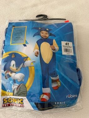 Sonic the Hedgehog Kids Costume - Blue & Cream (4T)